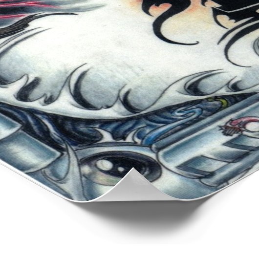 de flits van het tattoo poster (Hoek)