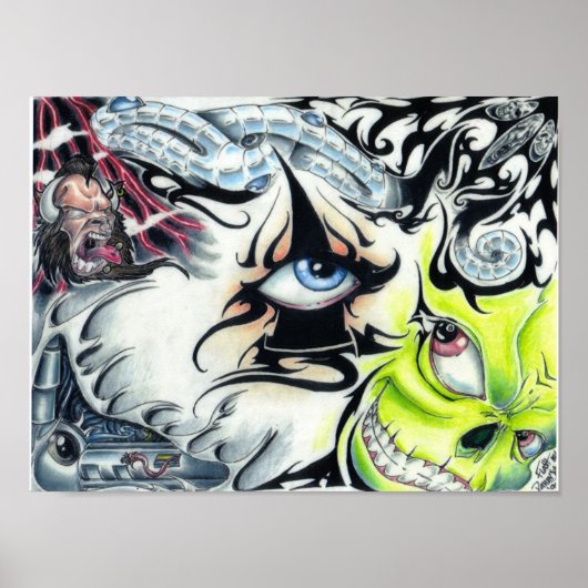 de flits van het tattoo poster (Voorkant)