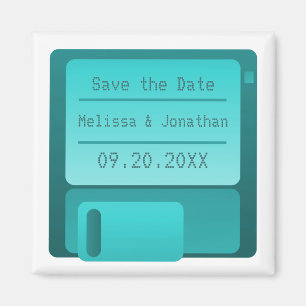 De floppy disk bewaart de Magneet van de Datum,
