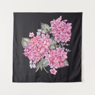 De Floral van de Waterverf van de zomer met Bloom Wandkleed