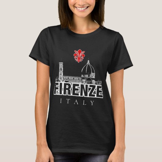 De Florence Dome | Il Duomo di Firenze T-shirt (Voorkant)