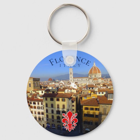 De Florence Dome | Santa Maria del Fiore Sleutelhanger (Voorkant)