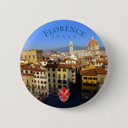 De Florence Koepel Ronde Button 5,7 Cm (Voorkant)