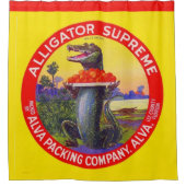 De Florida Alligator Douchegordijn (Voorkant)