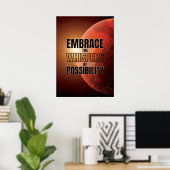 De fluisteraars van de mogelijkheid - Inspirerend Poster (Thuiskantoor)