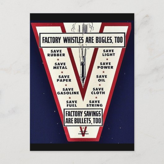 De fluitjes van de fabriek zijn te bellen briefkaart (Voorkant)