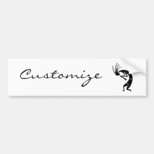 De fluitspeler Thunder_Cove van Kokopelli Bumpersticker