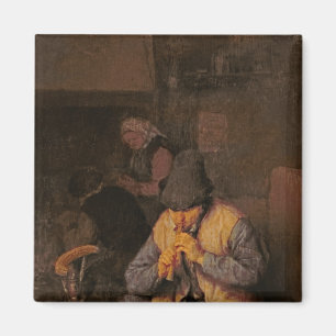 De Flute Player, 17e eeuw Magneet