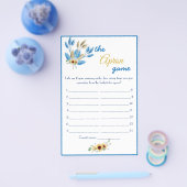 De Flyer van het Trouwfeest Spelkaart (Enkel)