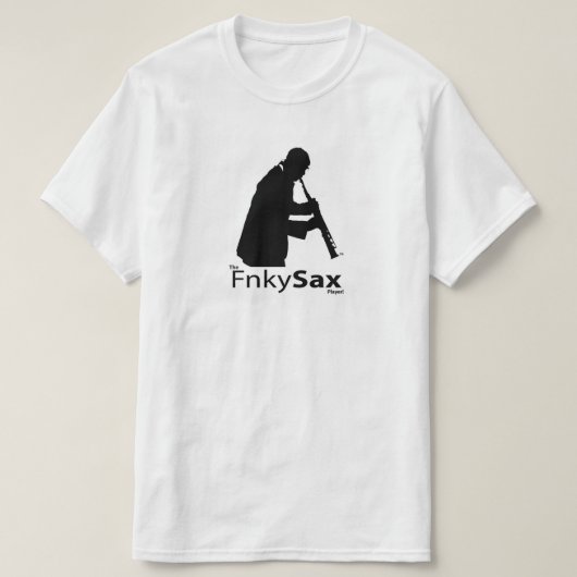 De FnkySax Player T-Shirt (Design voorkant)