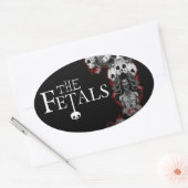 De foetale ovaal totem Sticker (Envelop)
