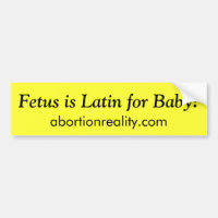 De foetus is Latijn voor Baby.