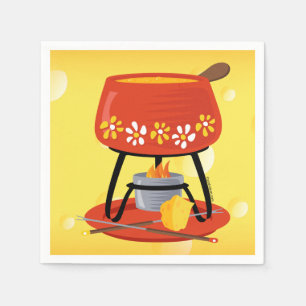 De Fondue van de kaas Servetten