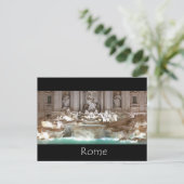 De fontein Trevi - Rome Briefkaart (Staand voorkant)