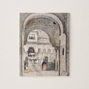 De fontein van de leeuwen, van de hal van de Ab Legpuzzel