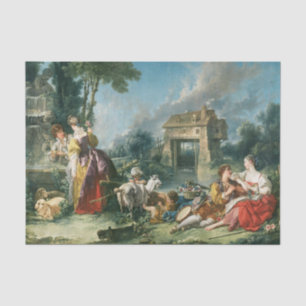 De fontein van de liefde door Francois Boucher Tissuepapier