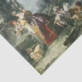 De fontein van de liefde van Francois Boucher Tissuepapier (Detail)