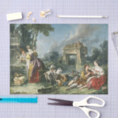 De fontein van de liefde van Francois Boucher Tissuepapier (Craft)