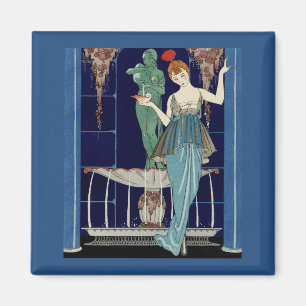 De fontein van Shell door George Barbier Magneet
