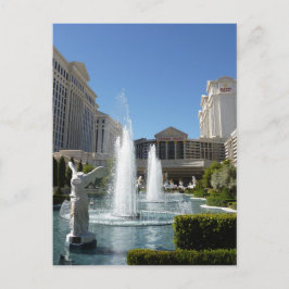 De Fonteinen van de Fontein van het Caesars Palace Briefkaart