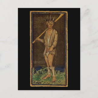 De Fool Tarot-kaart Briefkaart