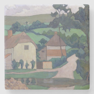 De Ford (olie op canvas) Stenen Onderzetter