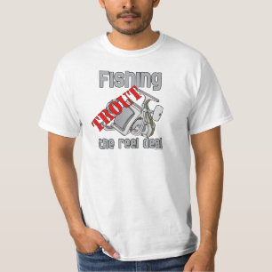 De Forel van de visserij de Overeenkomst van de T-shirt