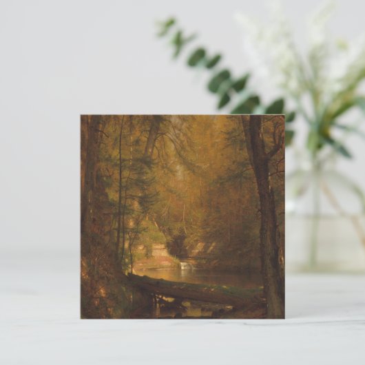 De forelenpool (1870) — een flatkaart (Staand voorkant)