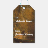 De forelpool (1870) -  Label met cadeau Cadeaulabel (Voorkant)