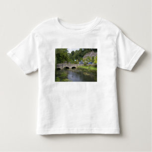 de forelstroom in het dorp Bibury, Kinder Shirts