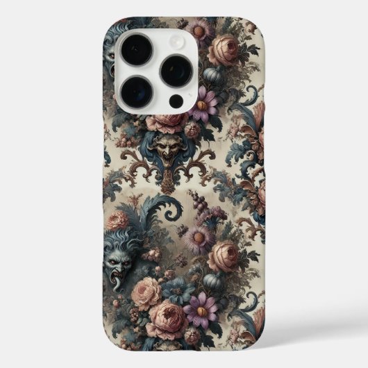 De Formele Vrienden - Gotische Bloemen Ontwerp Case-Mate iPhone Case (Achterkant)