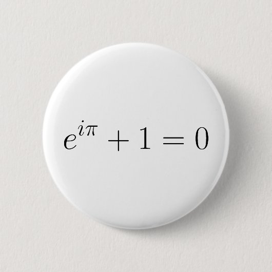 De formule Euler Ronde Button 5,7 Cm (Voorkant)