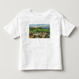 De Fort, het meer van ChamPlain op afstand Kinder Shirts