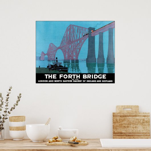 De Forth Bridge Poster (Keuken)