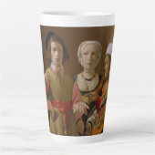 De Fortune Teller-Georges de La Tour Latte Mok (Voorkant)