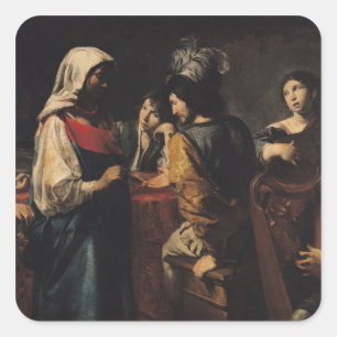 De Fortune Teller Vierkante Sticker