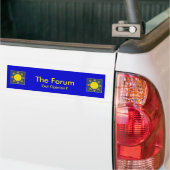 De Forum-sticker Bumpersticker (Op Truck)