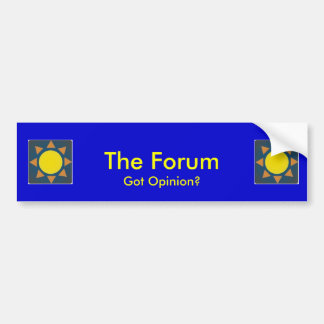 De Forum-sticker Bumpersticker