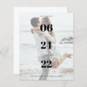 De foto bewaart de Datum (Voorkant / Achterkant)