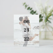 De foto bewaart de Datum (Staand voorkant)