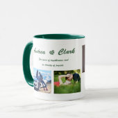 De foto en de tekstmok van de douane, de Persoonli Mok (Voorkant links)