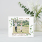 De Foto Greenery van de begroting laat QR code spa (Staand voorkant)