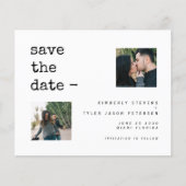 De foto QR CODE van de begroting moderne bruiloft (Voorkant)