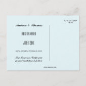 De Foto sparen het Briefkaart van de Datum (Achterkant)