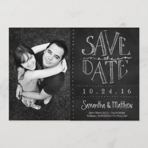 De Foto van Chalkboard sparen de Datum Save The Date