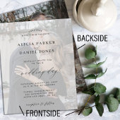 De foto van de begroting bedekt moderne trouwuitno