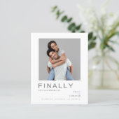 De Foto van de begroting Eenvoudige QR Code grijs (Staand voorkant)