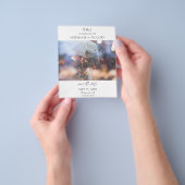 De Foto van de begroting Modern Monogram sparen de Flyer (Hand)