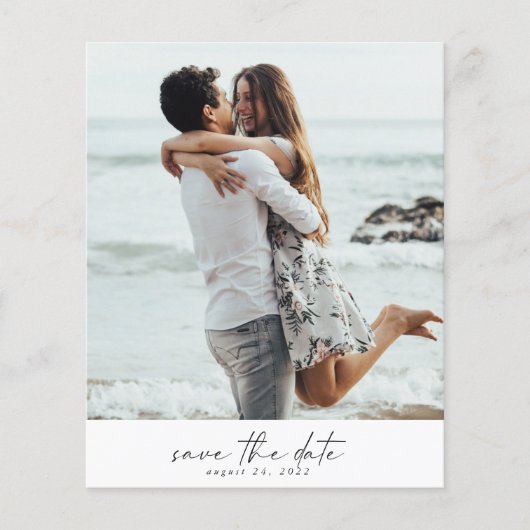 De Foto van de begroting sparen de Datum Flyer (Voorkant)