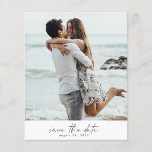 De Foto van de begroting sparen de Datum Flyer